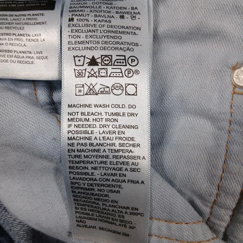 Levi's 550‎ Relaxed Fit Tapered Jeans Mens 48x30 Stonewash Denim 01550-4886